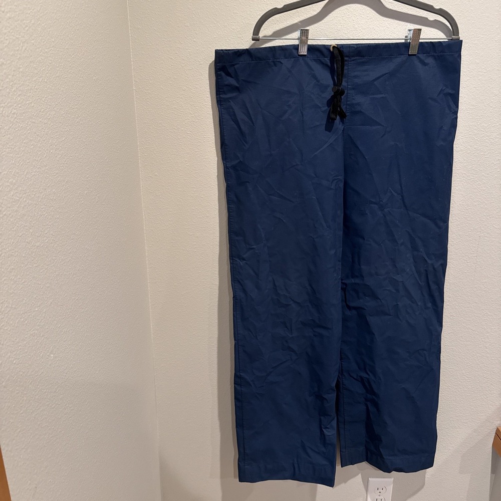 Vintage REI Goretex Pants Blue No Size Tag‎ See Measurements Drawstring Waist
